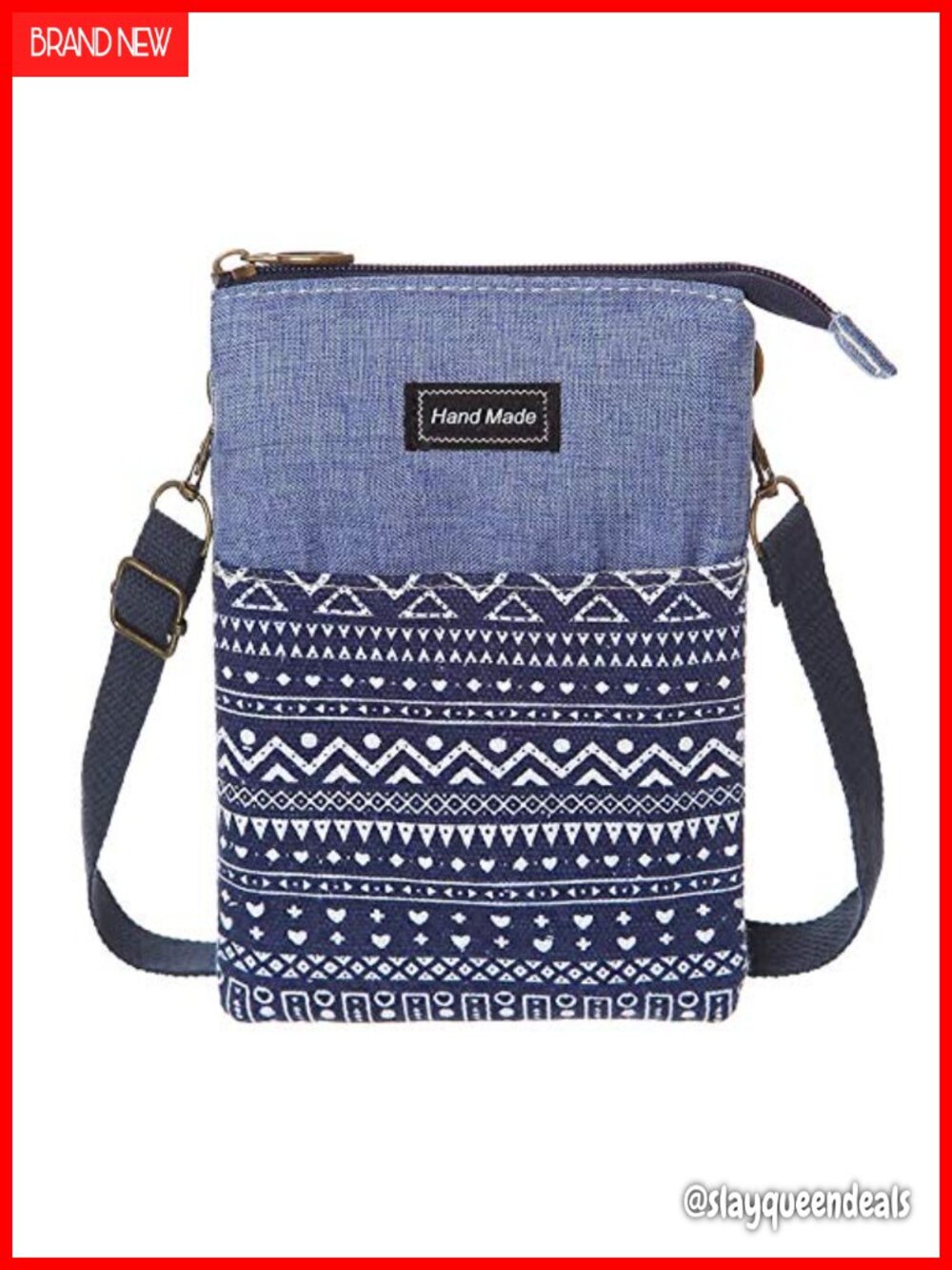 Canvas Crossbody Phone Purse Wallet Small Sling Bag Women Travel